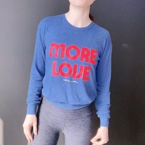 NWOT Spiritual Gangster More Love Savasana Pullove